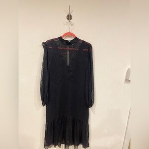 Avec Les Filles Celestial Star Midi Dress Size 10 EUC
